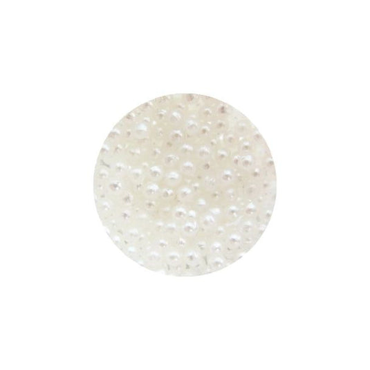 Nail Garden Spherical Pearl Stone 1.5mm Off-White (0.5g)