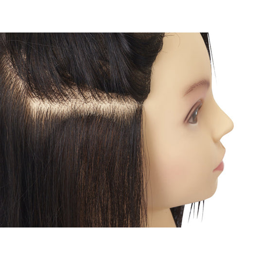 Hairdressing Mannequin Practice Head BG111 (100% top quality human hair)