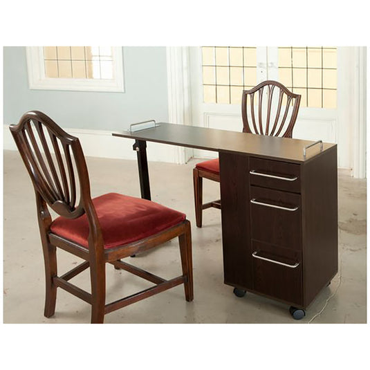 Function Type Folding Nail Table C-2726 Dark Brown