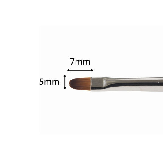 Oval 5 Gel Brush (with cap)