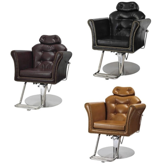 [Premium] Manual Shampoo Chair Belta-S (HD-B-020A) (Top) - Camel Brown