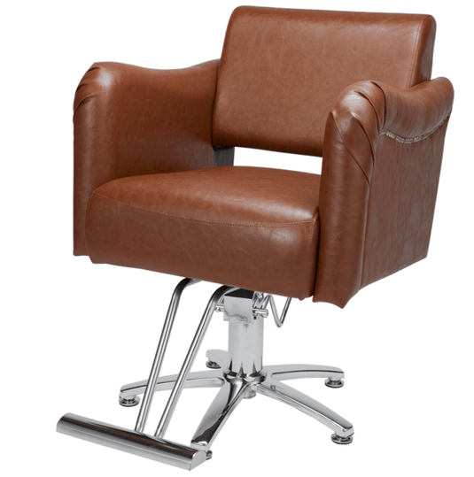 [Cafe Lounge] Styling Chair Breeze (Top) - Camel Brown