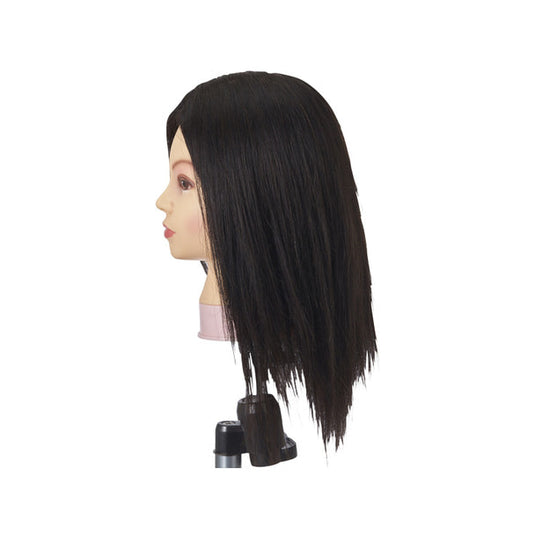 Hairdressing Mannequin Practice Head BG111 (100% top quality human hair)