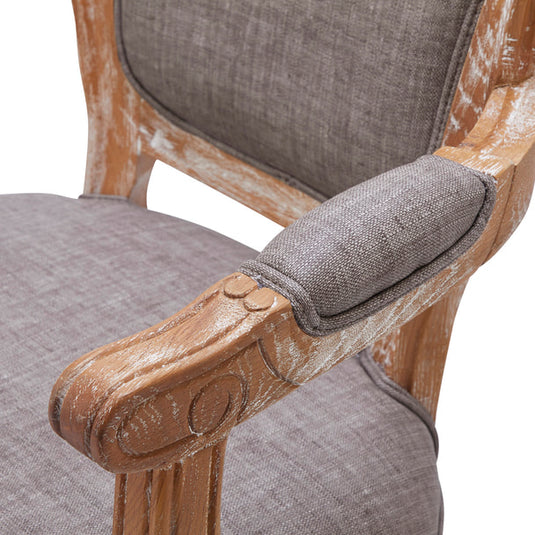 [Shabby Chic] Styling Chair Luminous - Ash Brown