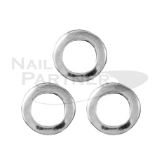 Clou Stone Edge Round SS5 Silver (50pcs)