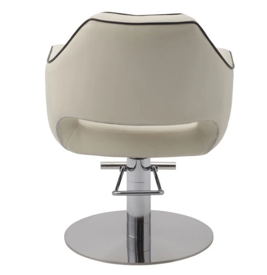 [Cafe Lounge] Styling Chair (HD-026) (Top) - Ivory x Dark Brown