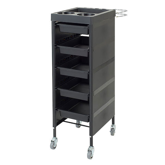 Switch Wagon C01 6-Tier (Featuring Wheel Casters) (Completely Assembled) Black