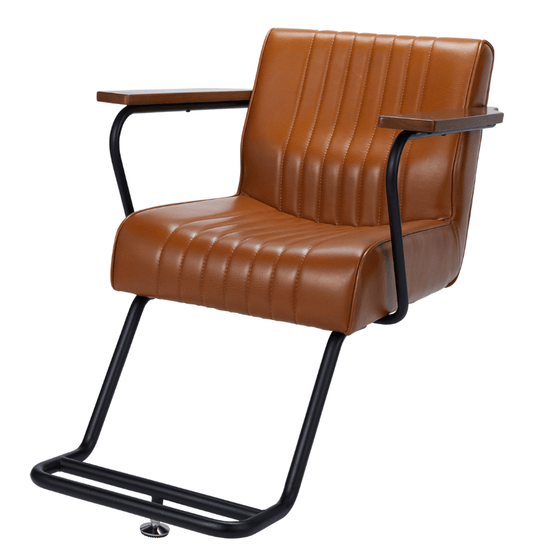 [Vintage] Styling Chair Dr. Spine (HD-A-066) (Top) - Camel Brown