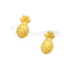 Clou Pineapple 8x4mm Gold (10pcs)