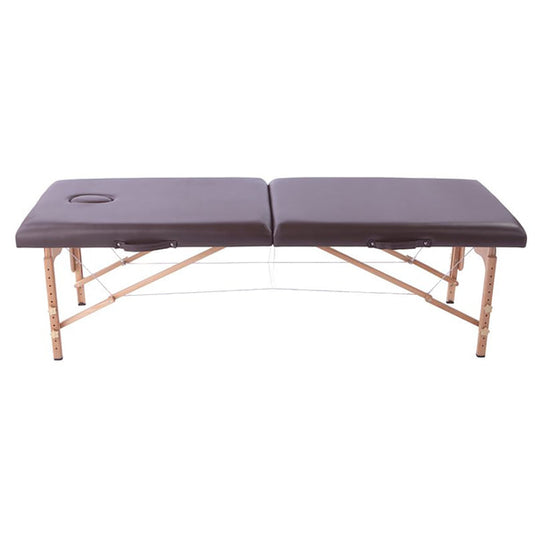 Lightweight Wooden Folding Bed EB-03 Dark Brown