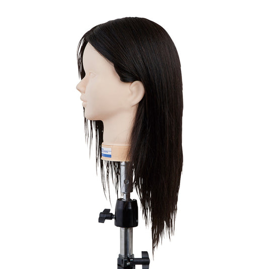 Hairdressing Mannequin Practice Head BG211 (No makeup 100% natural human hair)