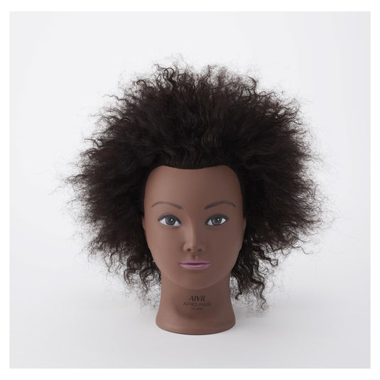 Mannequin Practice Head Torico Afro Hair (For Hair Straightening Training)