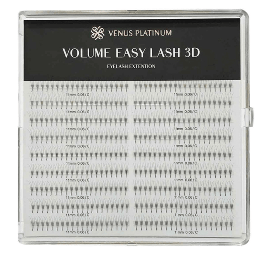 TOP MODE Volume Easy Lash 3D C Curl [Thickness: 0.06] [Length: 10mm]