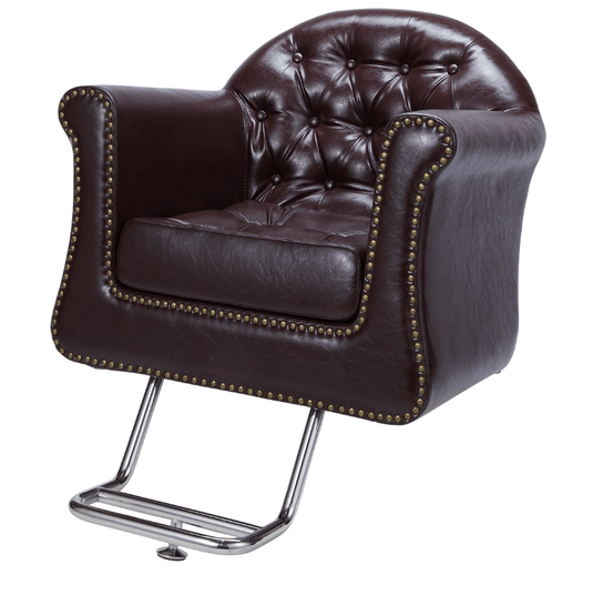 [Luxury] Styling Chair Massimo (HD-A-062) (Top) - Classic Brown