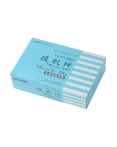 YUKI BAN Non-woven Fabric Tape (White) 12mm x 7m (24pcs)