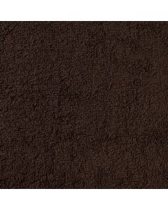 Luxury Pile Fabric Towel 90 x 190cm Dark Brown