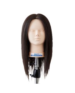 Hairdressing Mannequin Practice Head BG211 (No makeup 100% natural human hair)