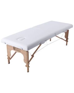 Lightweight Wooden Folding Bed EB-03 White